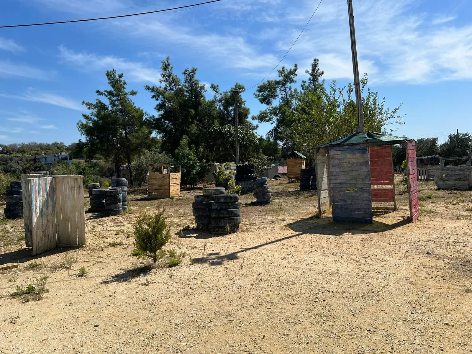 Açık hava paintball sahası